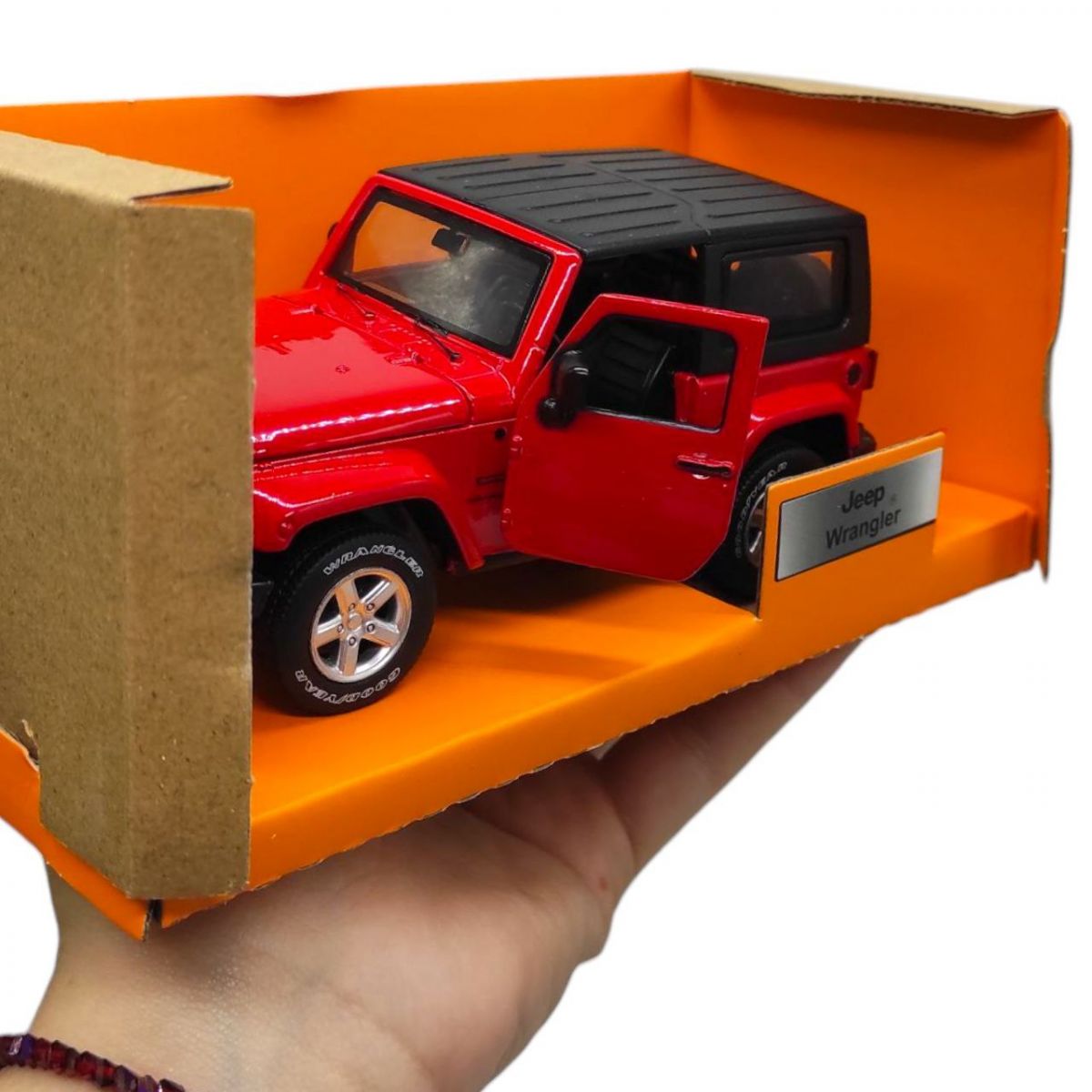 Машинка металева "АВТОПРОМ Jeep Wrangler" (ЧЕРВОНА)  фото 2