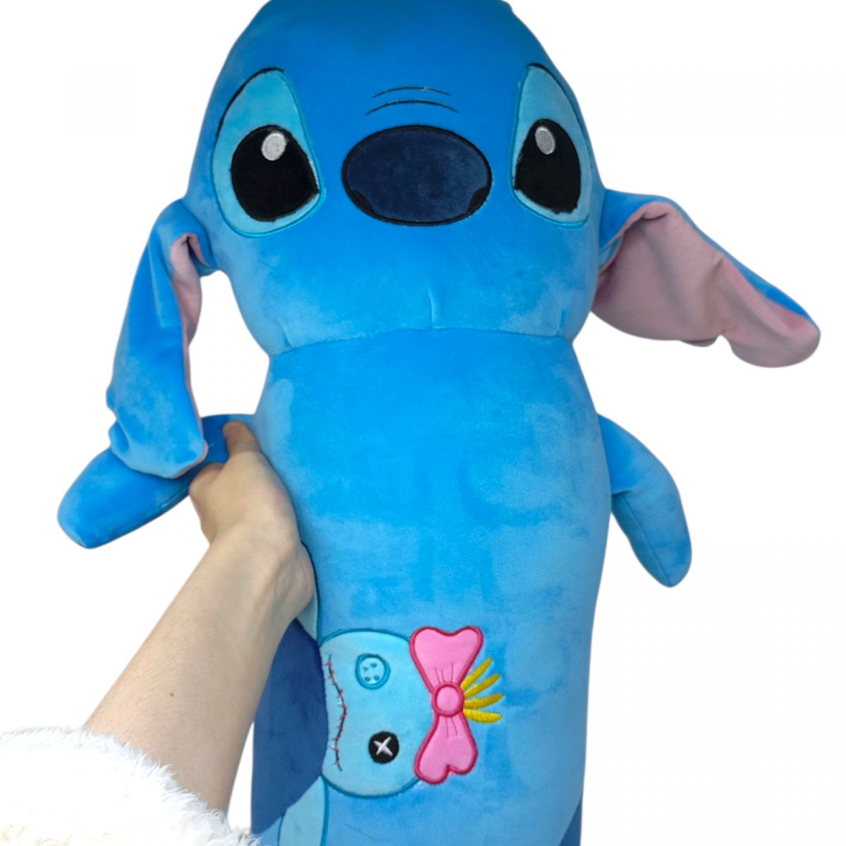 Обнимашка синяя стич 80 см  фото 2