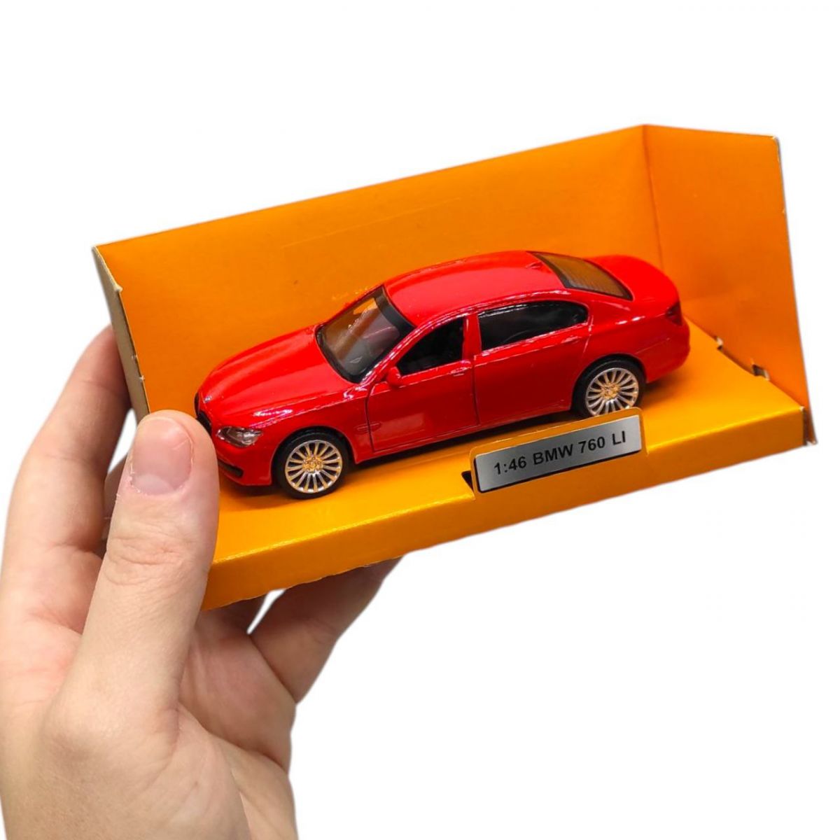 Машинка металева "Автопром: BMW 750LI" (ЧЕРВОНА)  фото 2