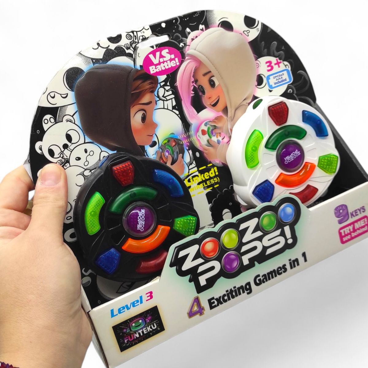 Игра "ZooZooPops" (музыка, подсветка, 4 игровых режима, игра на двоих)  фото 2