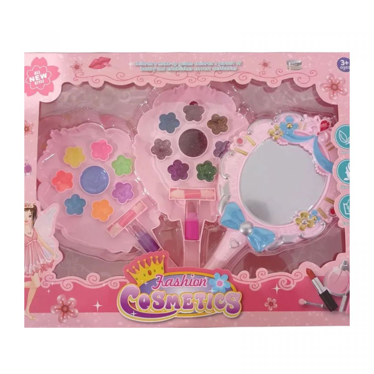 Косметика розкл. дзеркало кор. 27,8*4,7*21,6 см.  фото 2