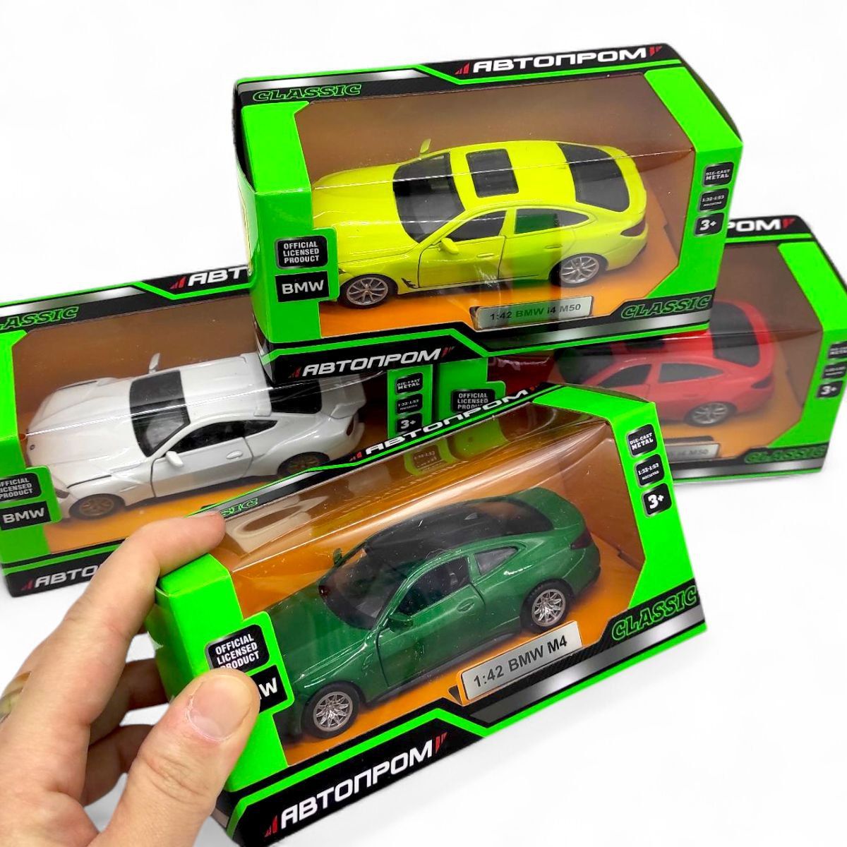 Машинка металева "АВТОПРОМ.  1:43 BMW I4 M50" (САЛАТОВА)  фото 2