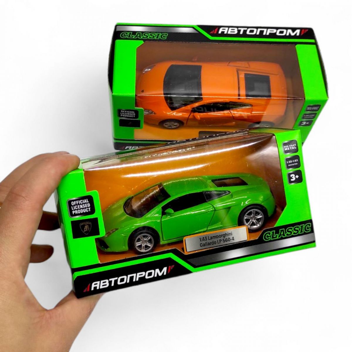 Машинка металева "АВТОПРОМ Lamborghini Gallardo" (ПОМАРНЧЕВА)  фото 2