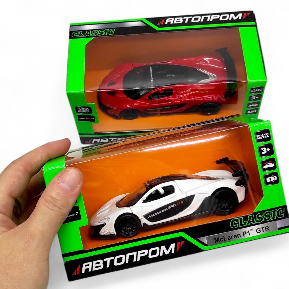 Машинка металева "АВТОПРОМ.  Mclaren" (ЧЕРВОНА)  фото 2