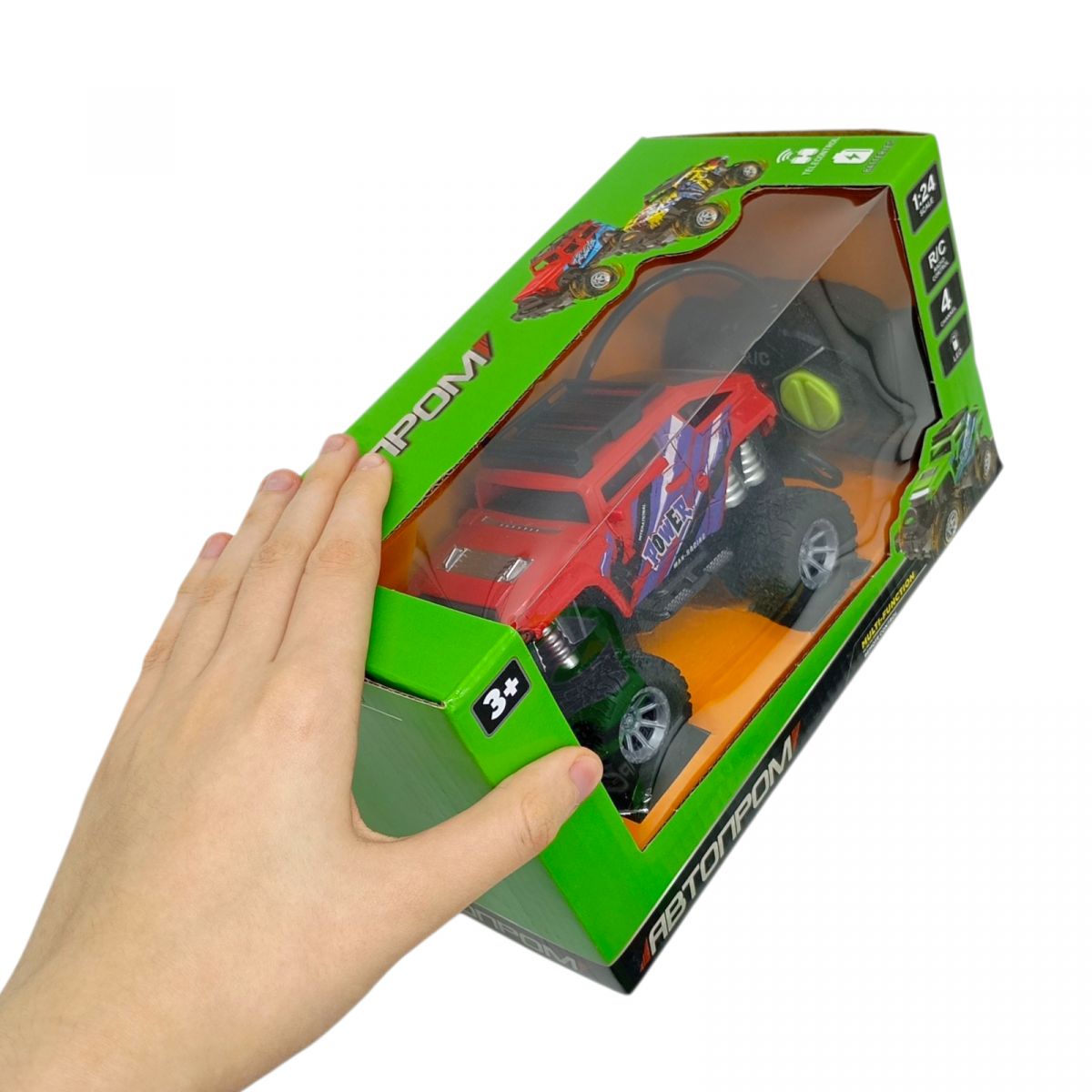 Машинка р/к Джип Автопром (ЧЕРВОНИЙ)  фото 2