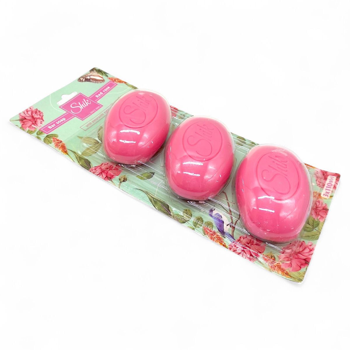 Мило туалетне "Shik.  Квіти кохання.  Троянда червона"  3*110г  фото 2