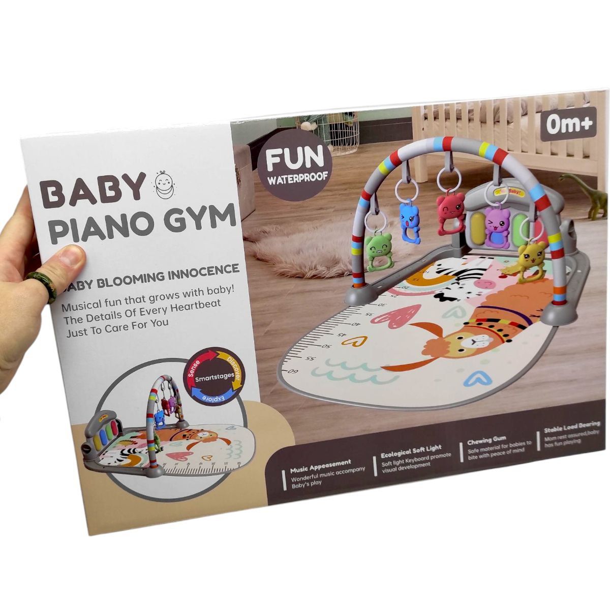 Килимок дитячий "Baby  Piano Gym" в коробці 43,5х8х30 см  фото 2