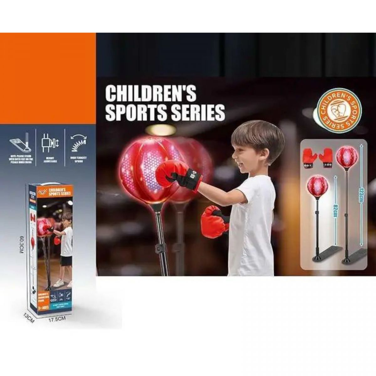 Боксерський набір (кор.  12х61х17*7 см. )  фото 2