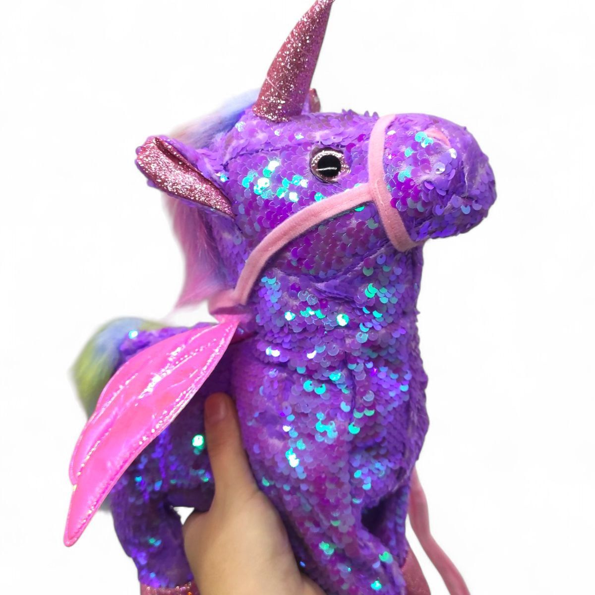 Интерактивная игрушка "Веселый единорог", поет, танцует (ФИОЛЕТОВЫЙ)  фото 2