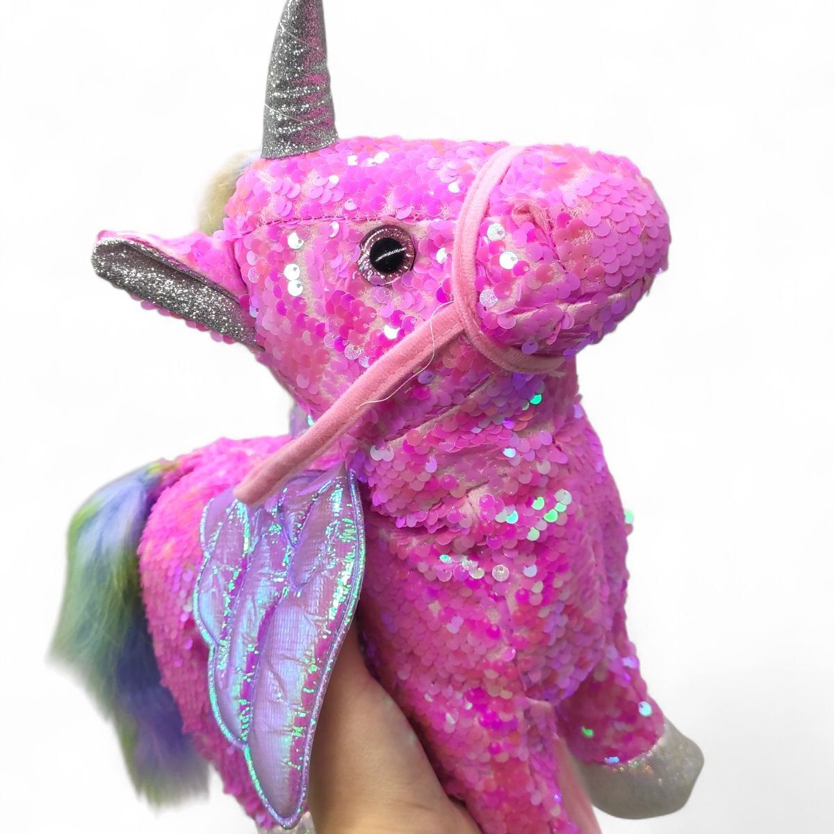 Интерактивная игрушка "Веселый единорог", поет, танцует (РОЗОВЫЙ)  фото 2