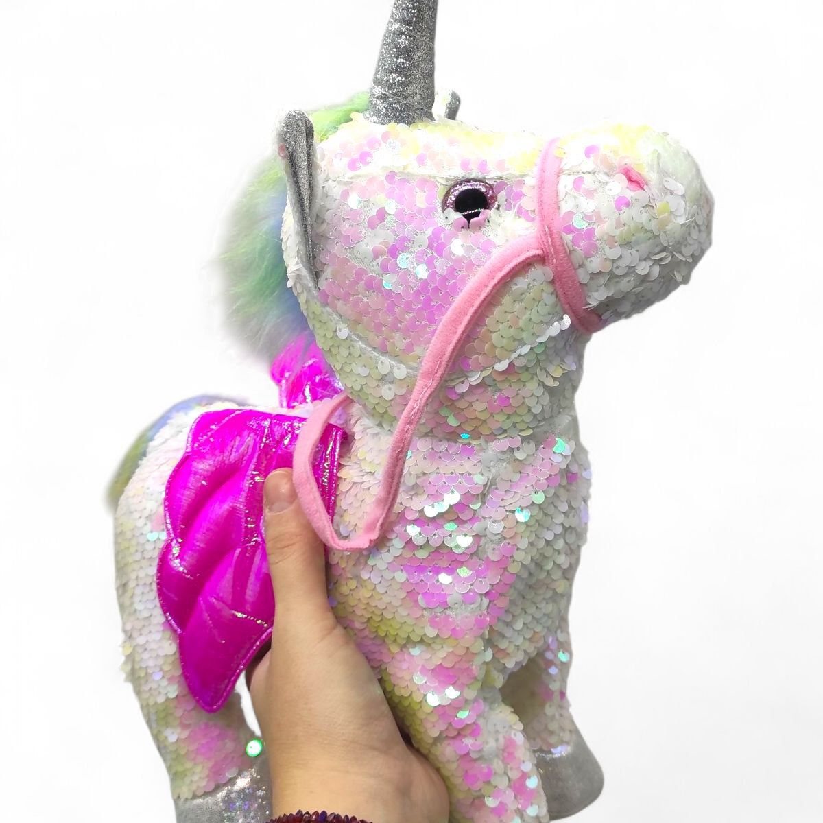 Интерактивная игрушка "Веселый единорог", поет, танцует (БЕЛЫЙ)  фото 2