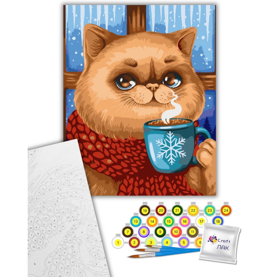 Картина за номерами "Зимовий аромат" 40x50 см  фото 2