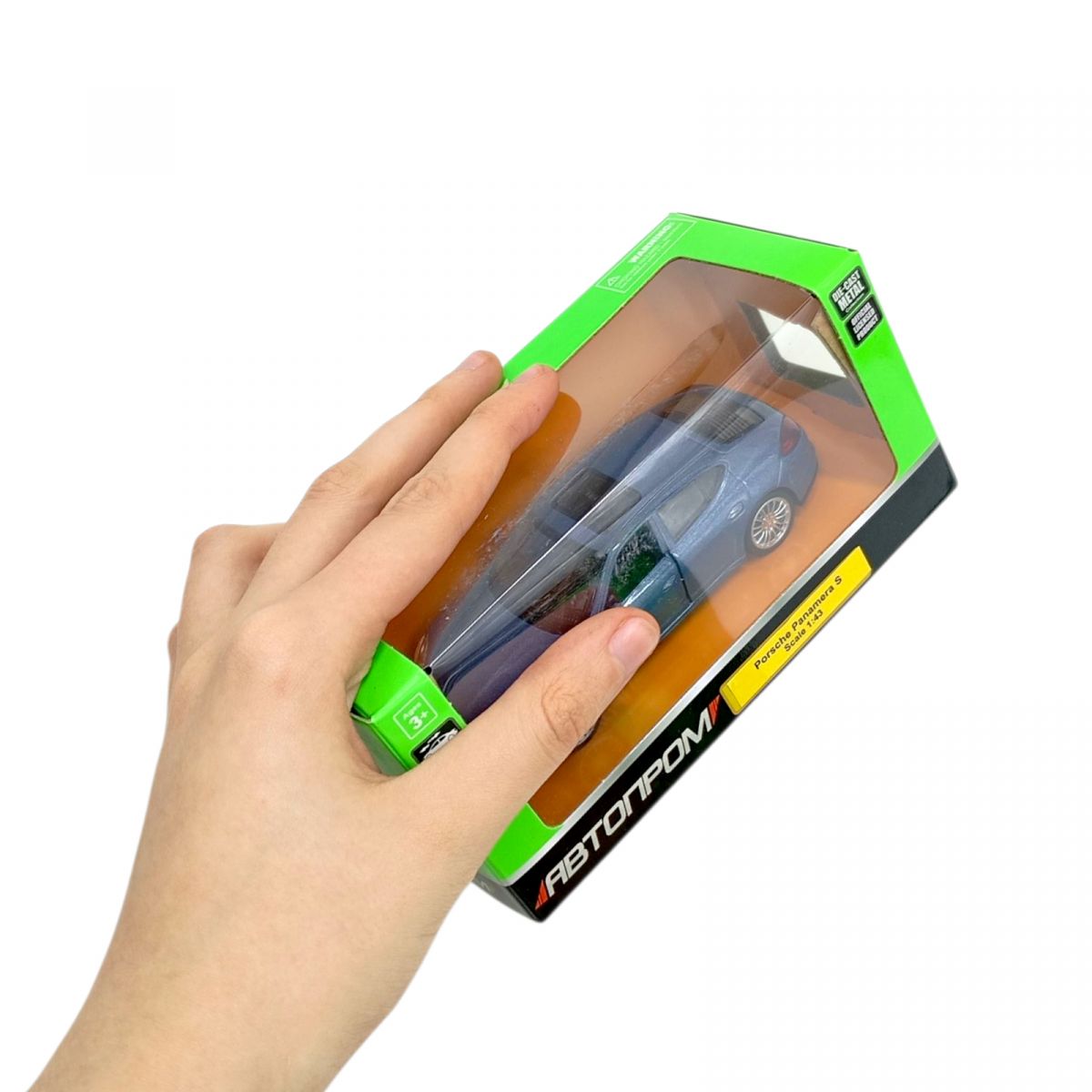 АВТОПРОМ PORSCHE PANAMERA S (СИНИЙ) (кор. 14*5х7*2х6*5 см. )  фото 2