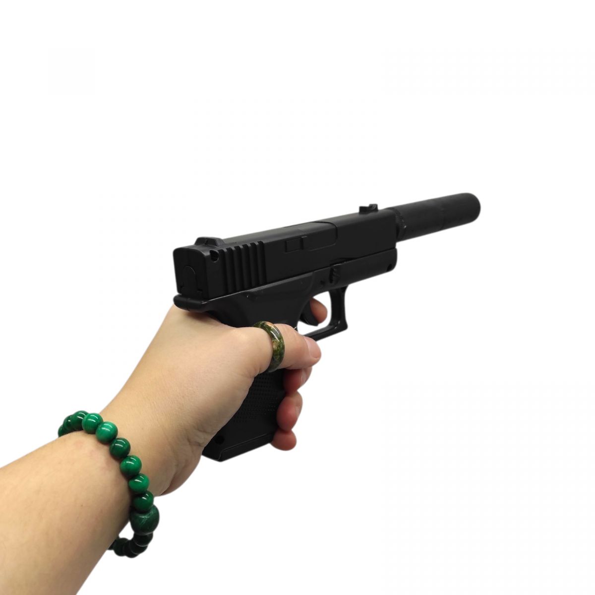 Пістолет мет.  кульки, у короб.  21*14*4 см  фото 2