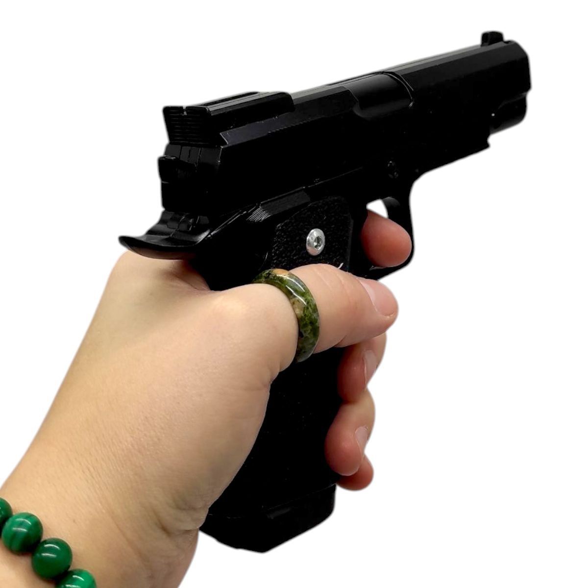 Пістолет з металевими деталями (коробка 20,5*14,5*4,5 см)  фото 2