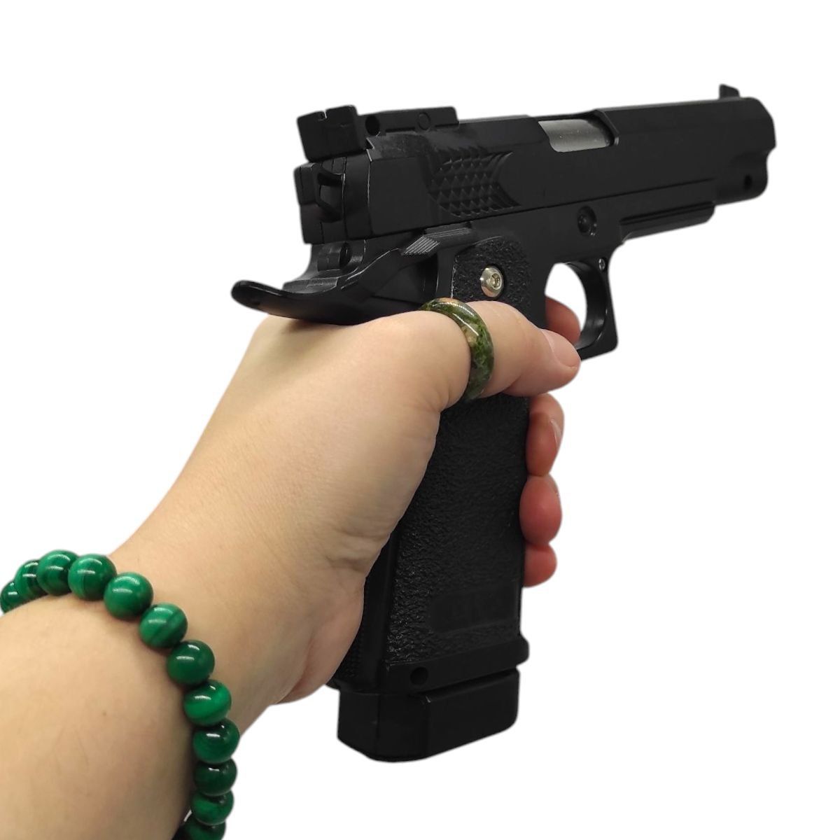 Пістолет з металевими деталями (коробка 25*18*4,5 см)  фото 2