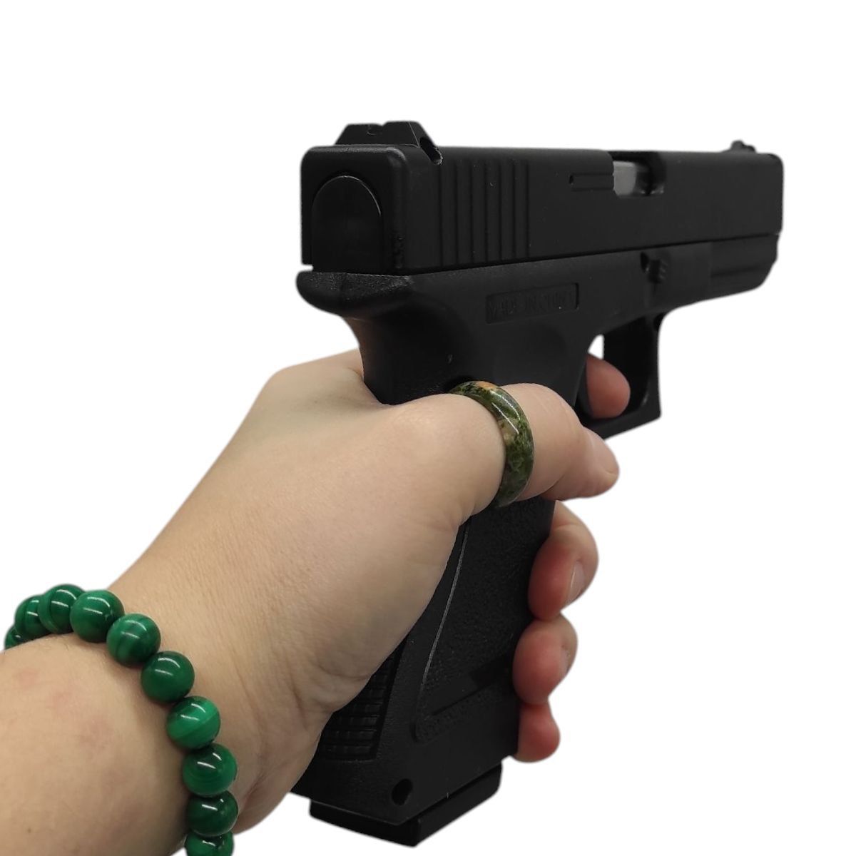 Пістолет з металевими деталями (коробка 25*18*4,5 см)  фото 2