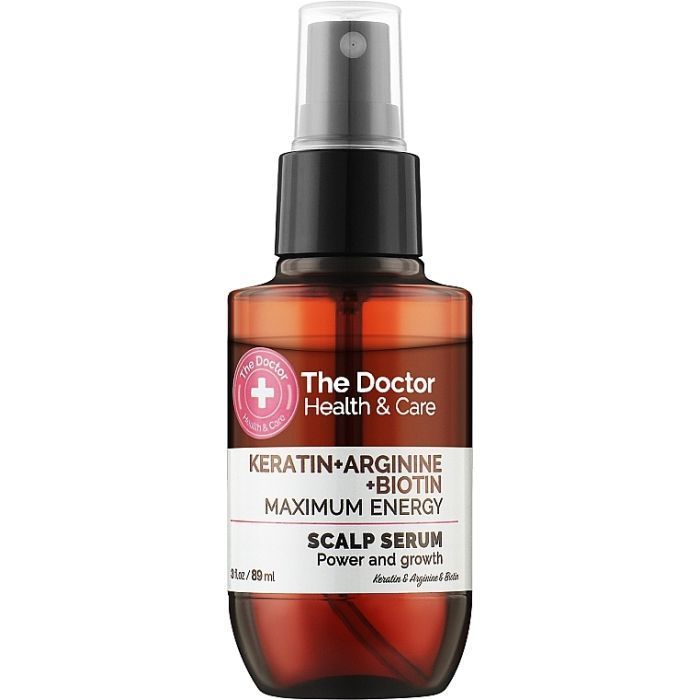 The Doctor Health & Care Сироватка для волосся Keratin + Arginine + Biotin Максимум енергії, 89мл  фото 2