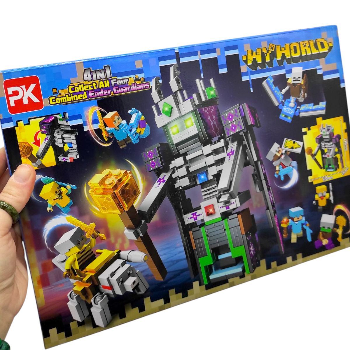 КОНСТРУКТОР "MINECRAFT/Майнкрафт" (ВИД 2) коробка - 34,5х24х5 см  фото 2