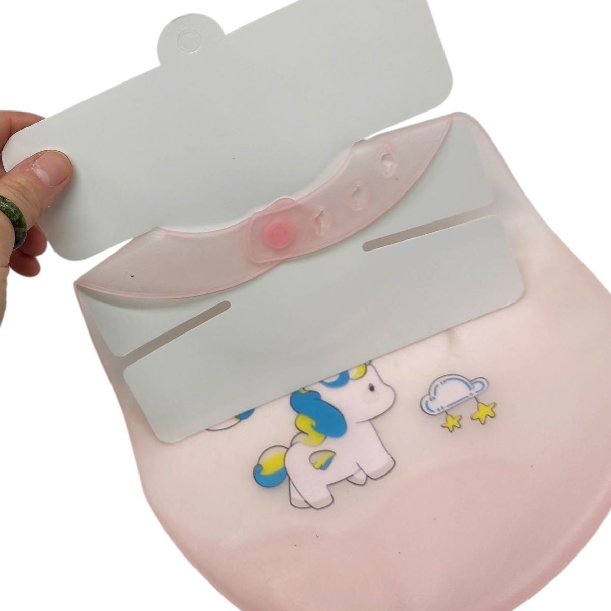 СИЛІКОНОВИЙ СЛЮНЯВЧИК (ЖОВТИЙ) ЛЕВ  фото 2