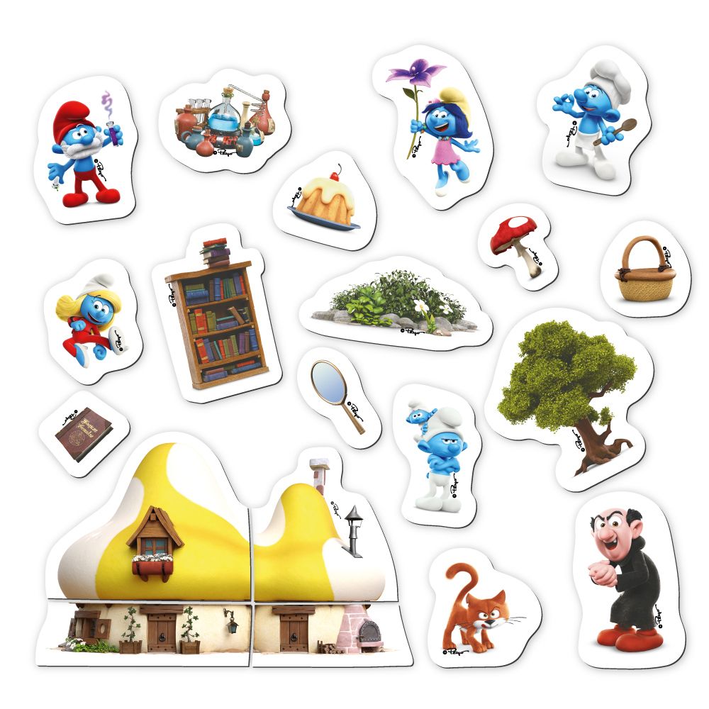 Магнітна гра "Дім Мрії.  The Smurfs Їдальня Шефа"  фото 2