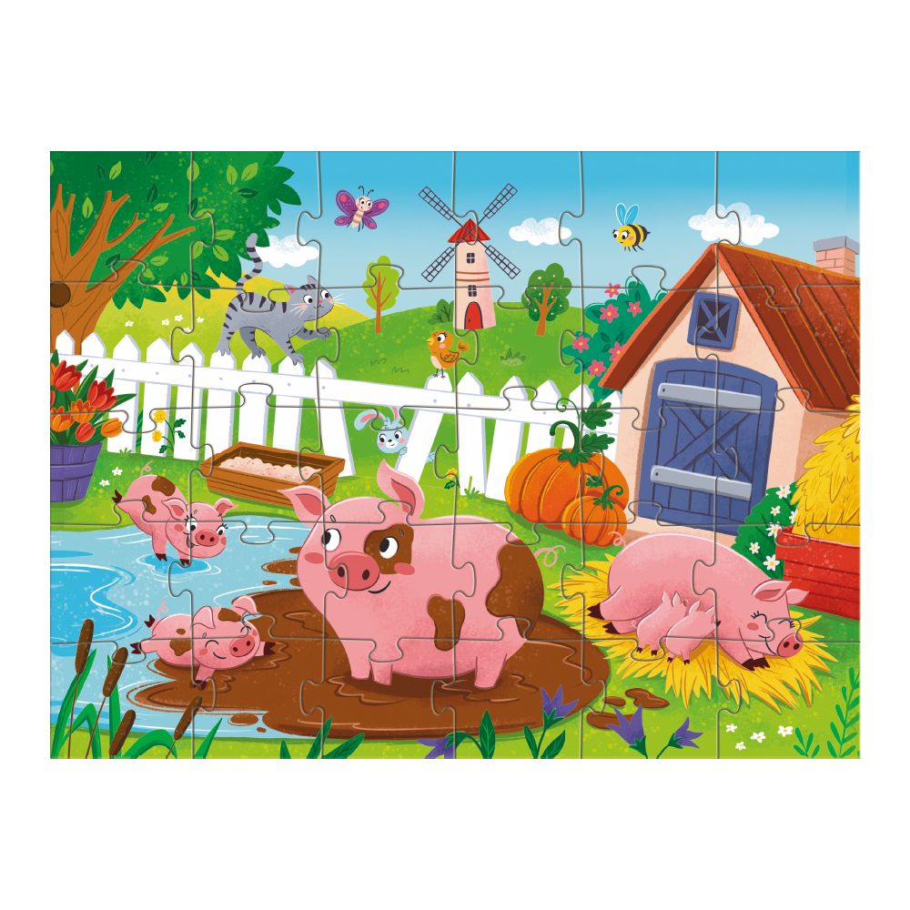 Пазл "Поросята біля ставка" 30 ел  фото 2