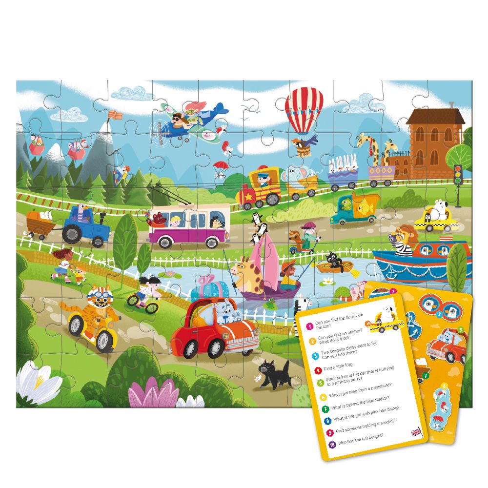 Віммельпазл "Диво-транспорт", 60 ел  фото 2