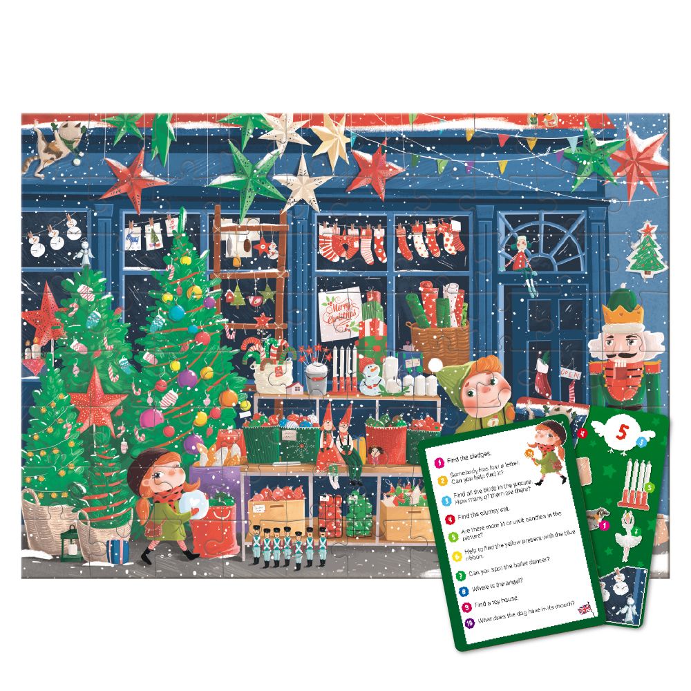 Пазл "Look and Find/Шукай та знаходь.  Зимові свята" 80 ел  фото 2