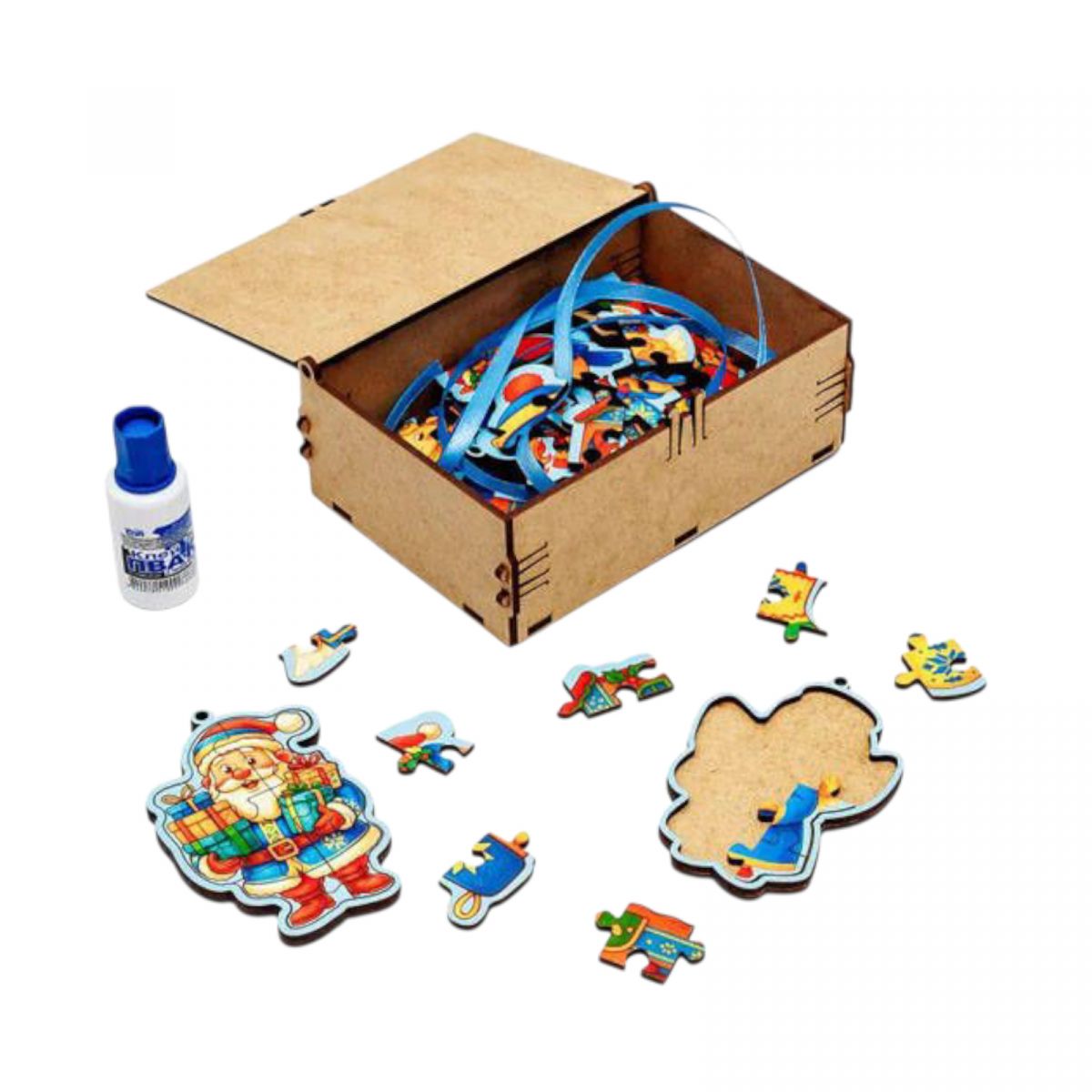 Новогодний бокс-пазлы "Составь сам"  фото 2