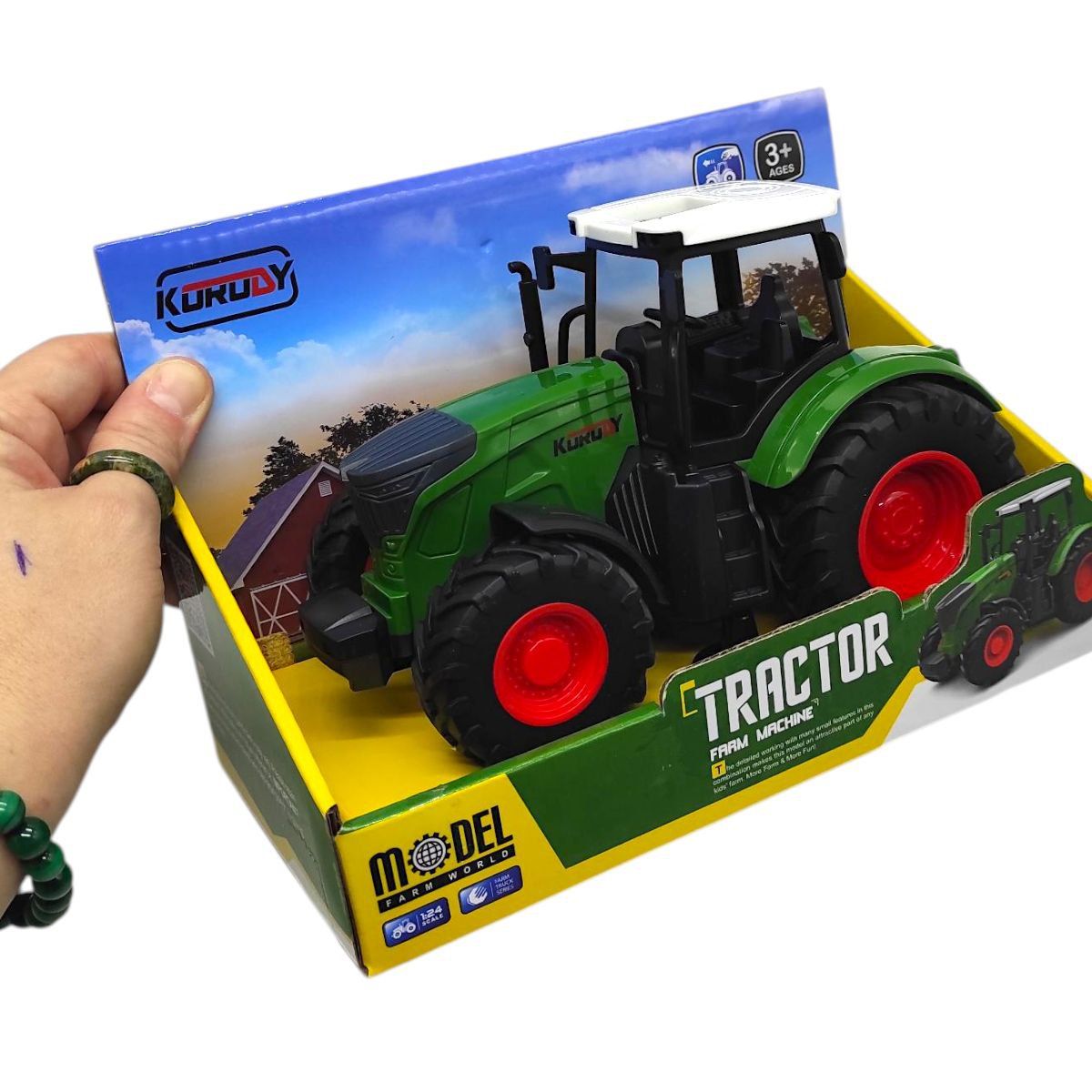 Трактор інерційний, в коробці 22*14,5*12 см  фото 2