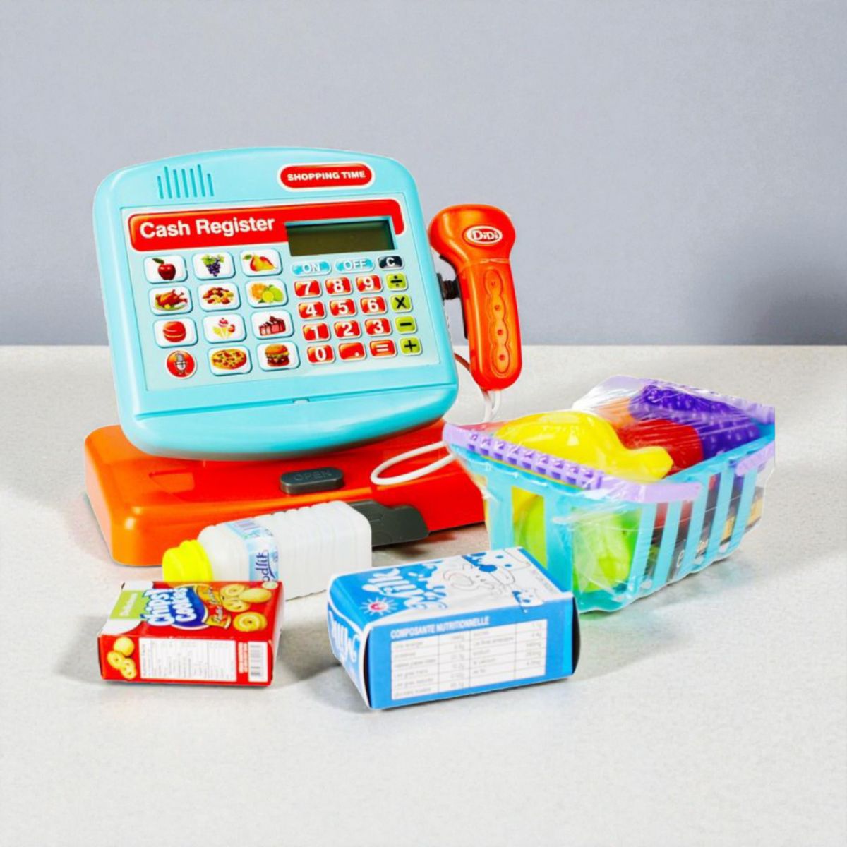 Касовий апарат з набором батар. муз. світ. кор. 38*16*21,7 см.  фото 2