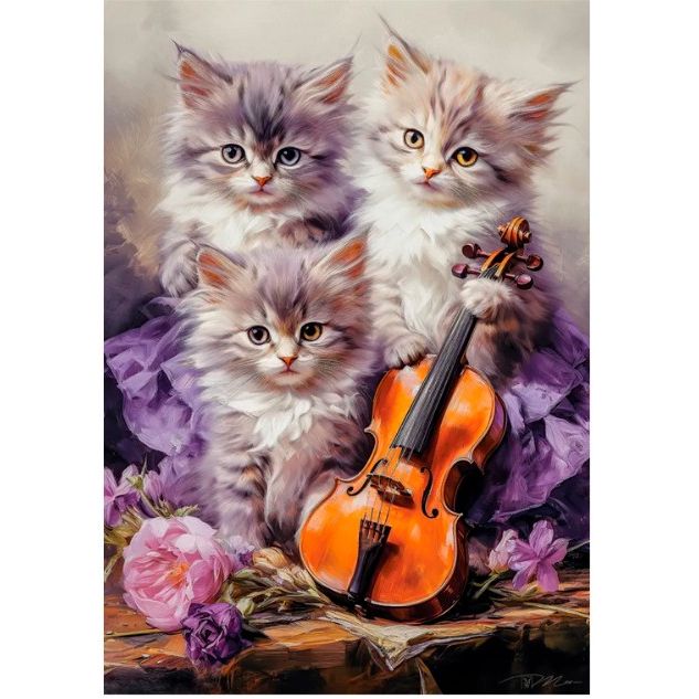 Пазли "Музичні кошенята" 500 елементів  фото 2