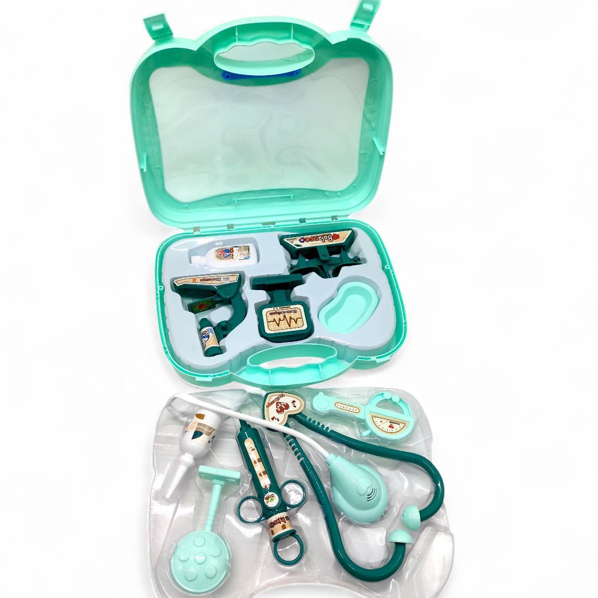 Лікарський набір у валізі (ТІЛЕСНИЙ) коробка - 27,5х7х23 см  фото 2