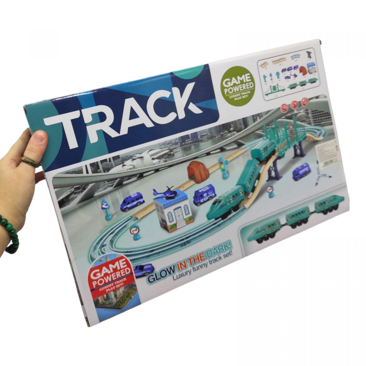 ЗАЛІЗНИЧНА Дорога (БІРЮЗОВА) кор.  49х31*5х9*5 см.  фото 2