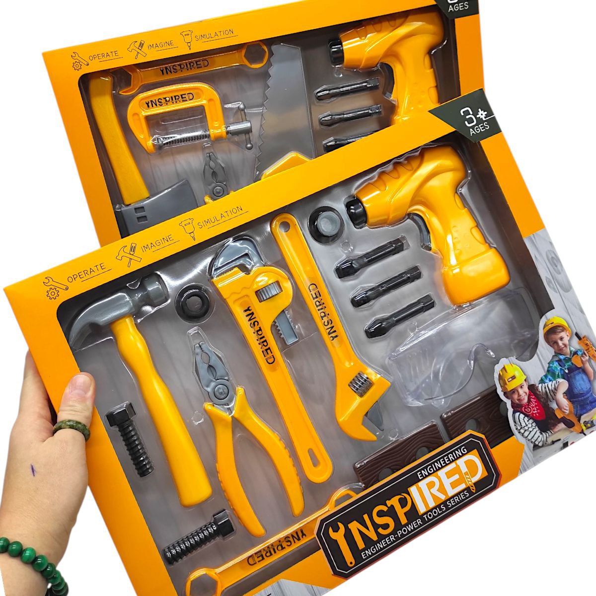 Набір інструментів ігровий (ВИД 2) коробка 41,4х30х6,5 см  фото 2