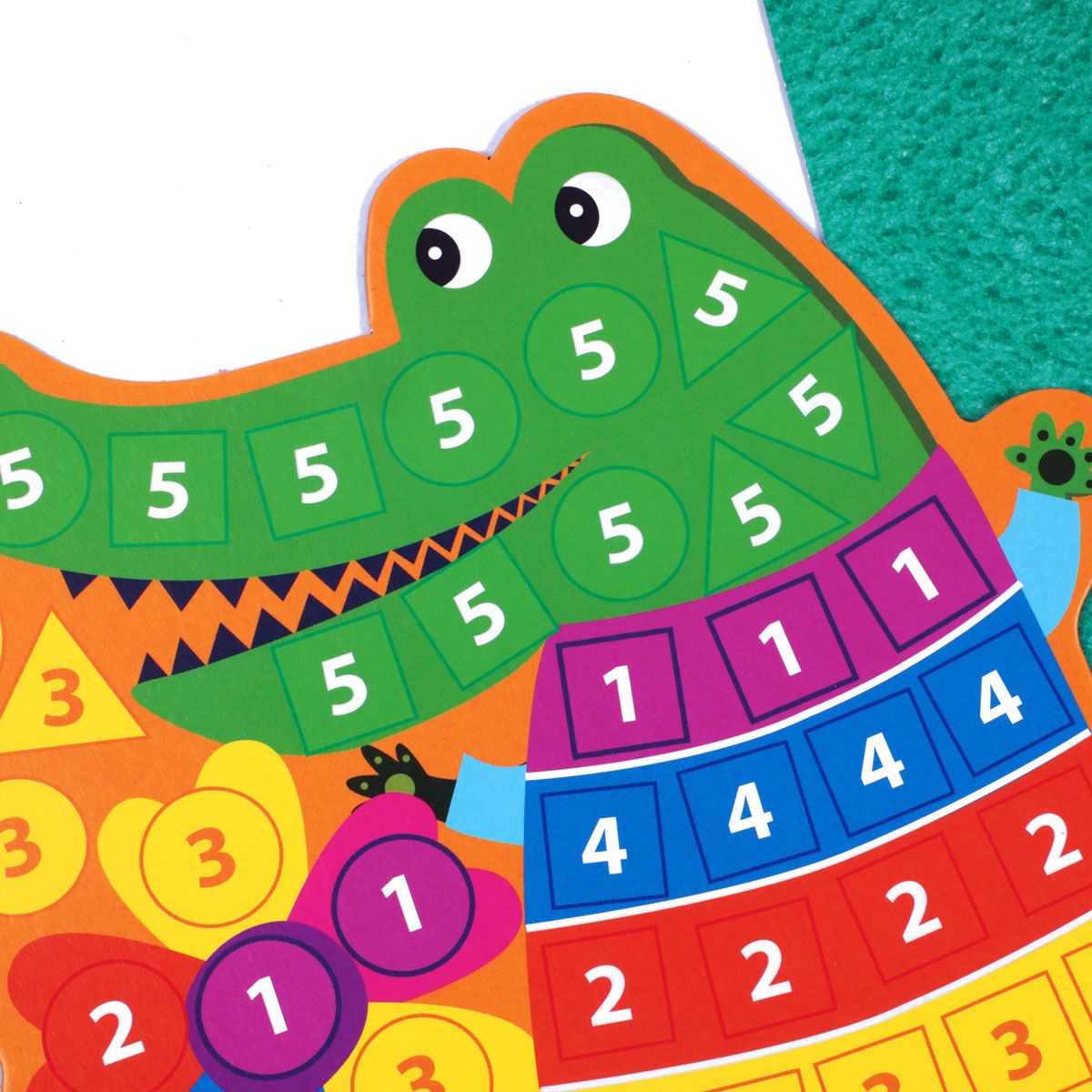 Набір для творчості зі плюшевою мозаїкою «Лев та Крокодил» укр  фото 2