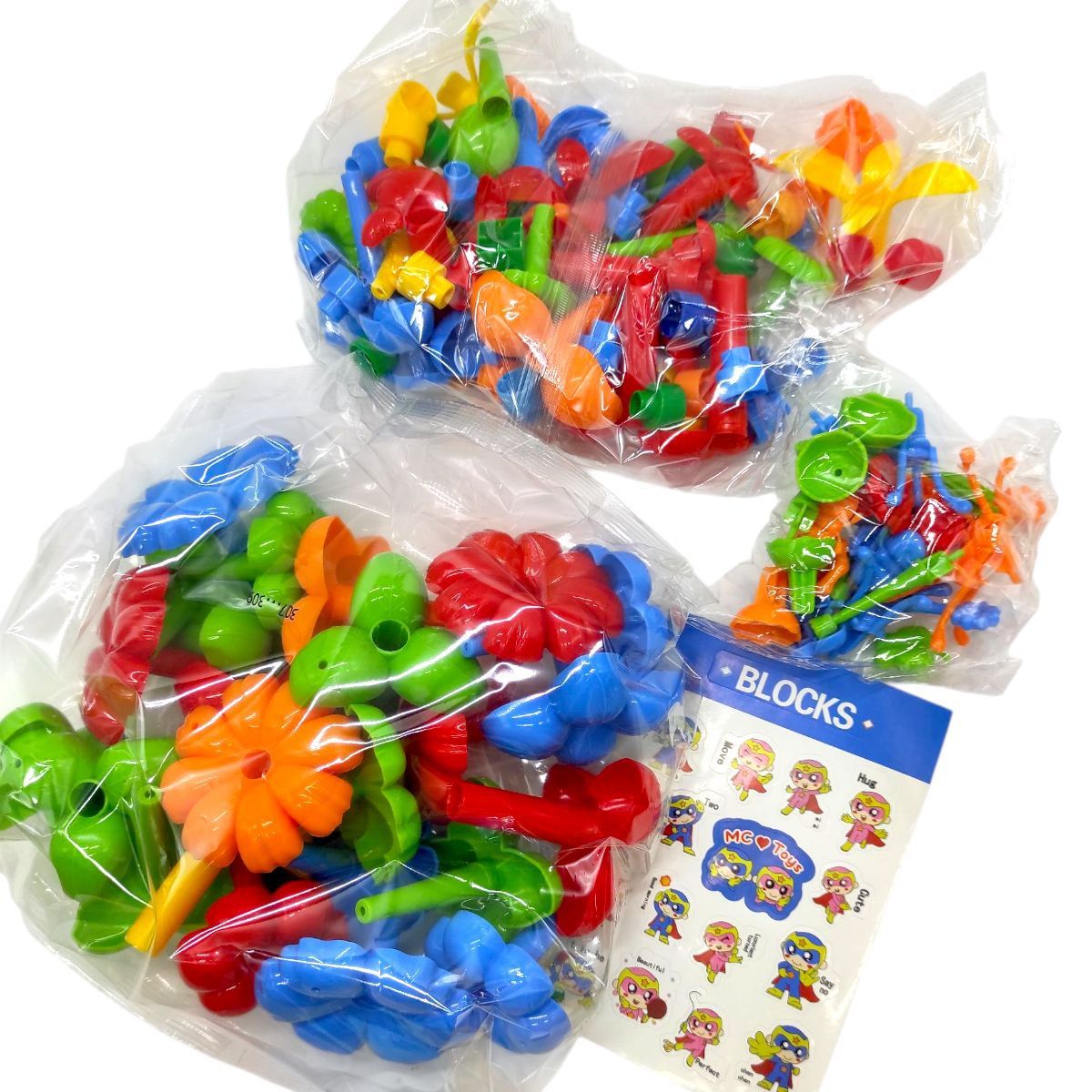 Конструктор "Цветочный сад", 142 детали, наклейки  фото 2