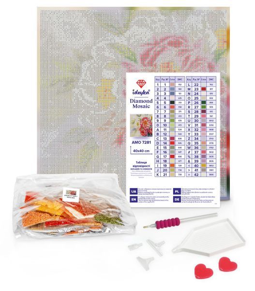 Алмазна мозаїка - "Сучасна Попелюшка" ©art_selena_ua, 40х40см  фото 2