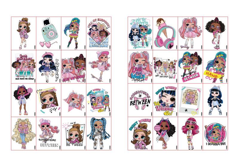 Книжка-розмальовка зі стікерами - "Skate Dance 3 Tweens"  фото 2