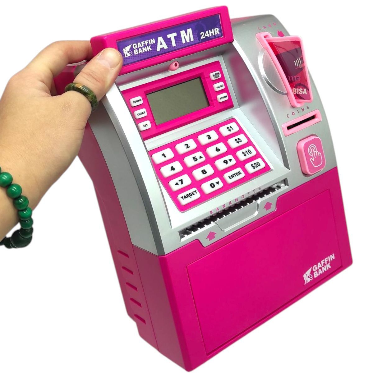 Интерактивная игрушка "Сейф" (РОЗОВЫЙ)  фото 2