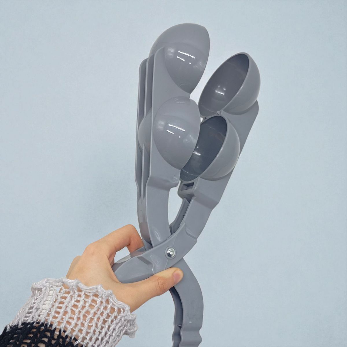 Сніжколіп 2 кульки (РОЖЕВИЙ)  фото 2