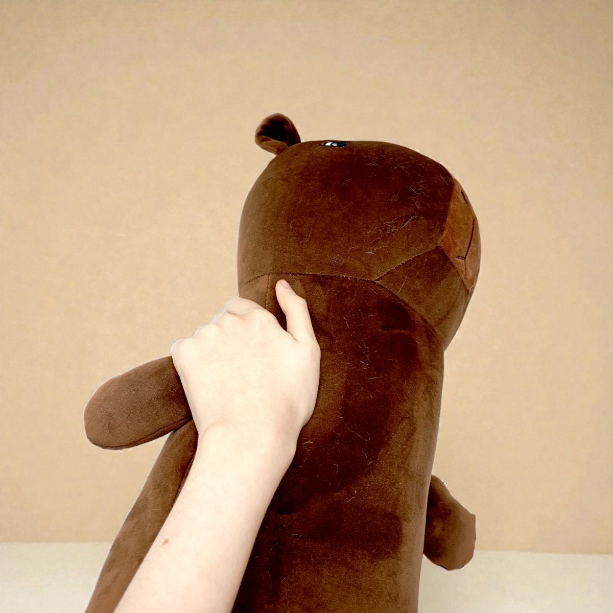 М'яка іграшка обіймашка капібара 70 см.  фото 2