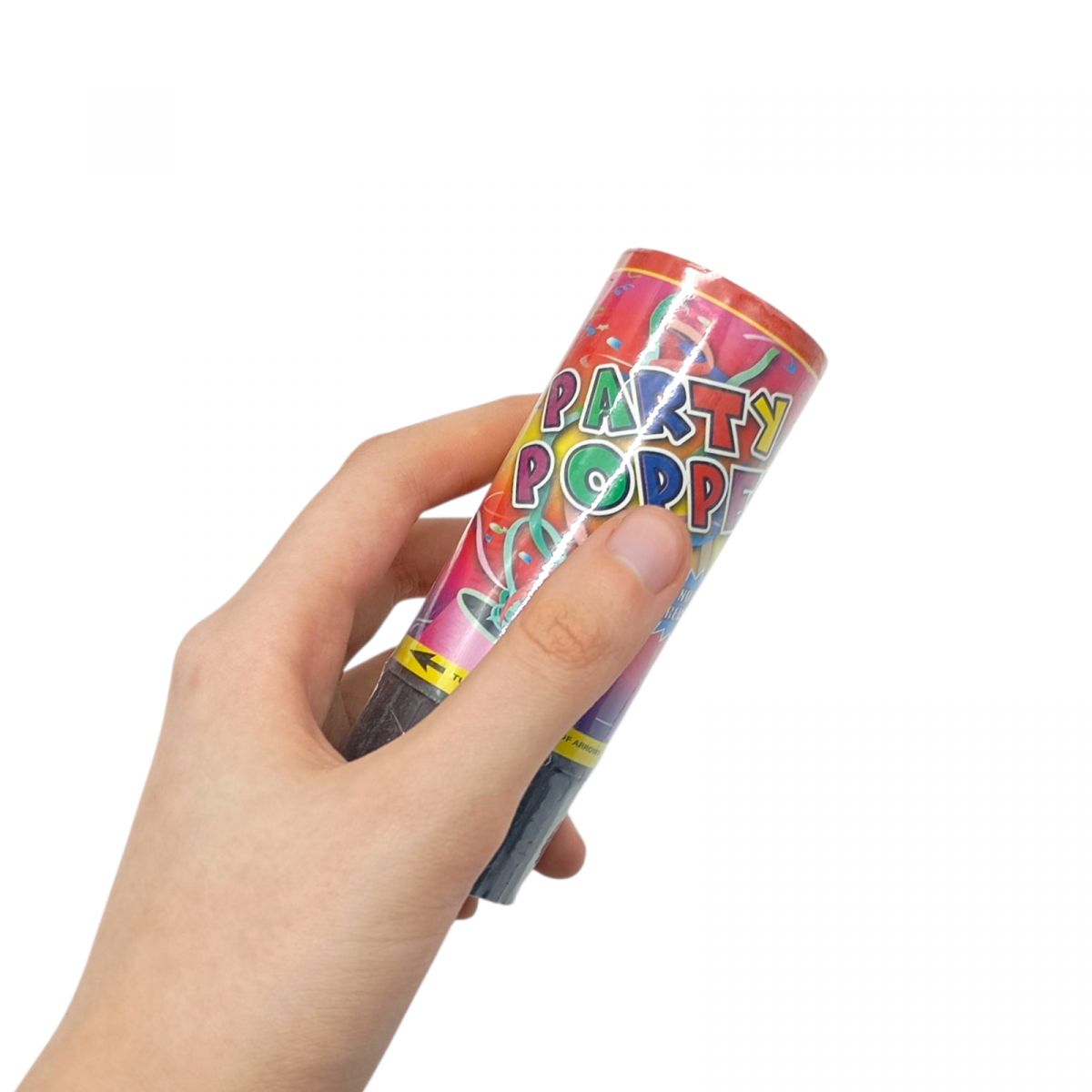 Набор хлопушек конфетти PARTY POPPER 11. 5 см (набор 4 шт. )  фото 2