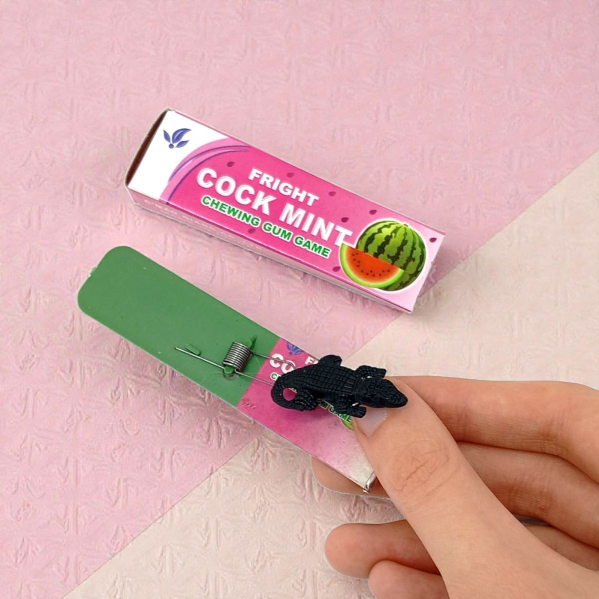 Прикол резинка с крокодилом (20 штук в наборе)  фото 2