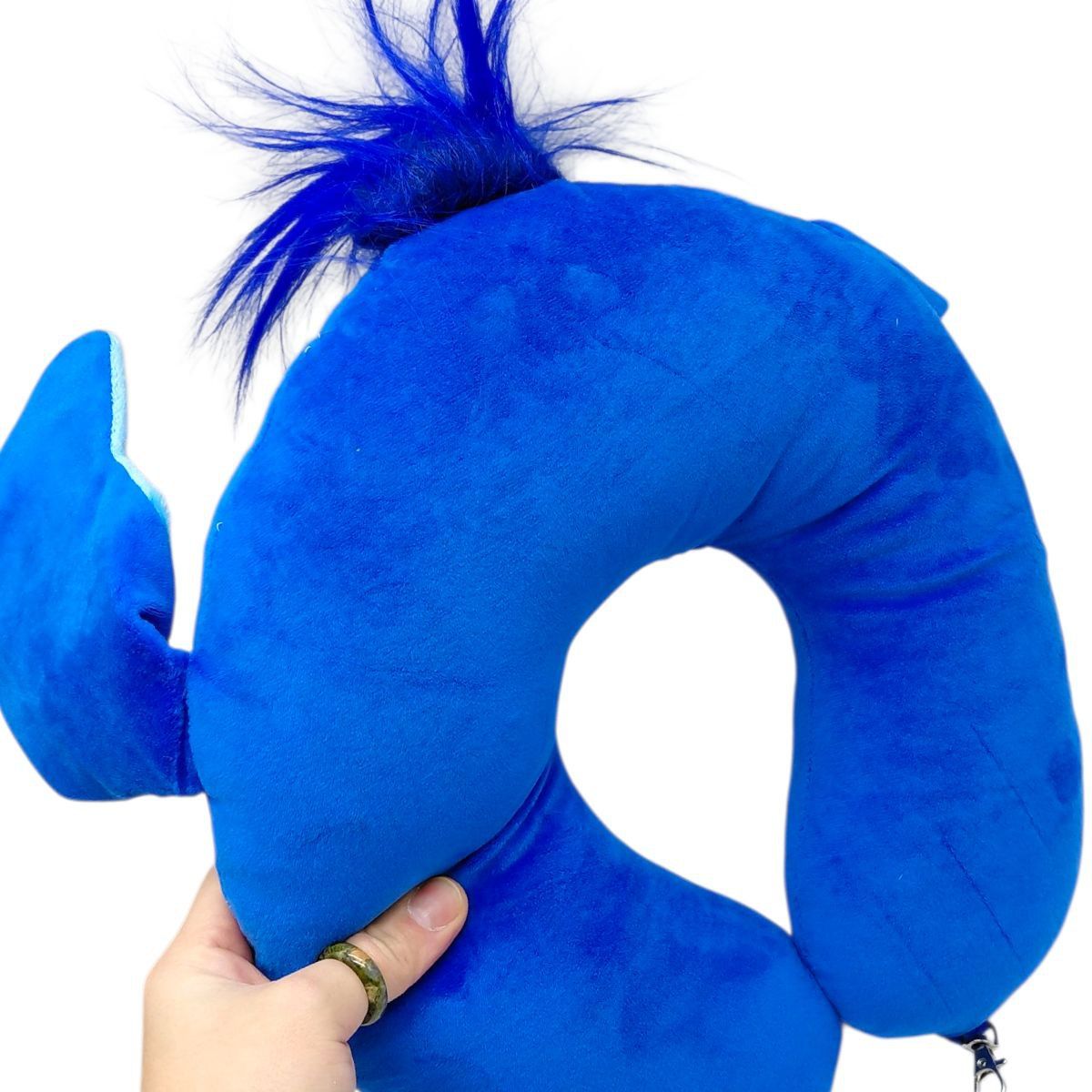 Подушка-підголовник "Стіч" 26 см (СИНІЙ)  фото 2