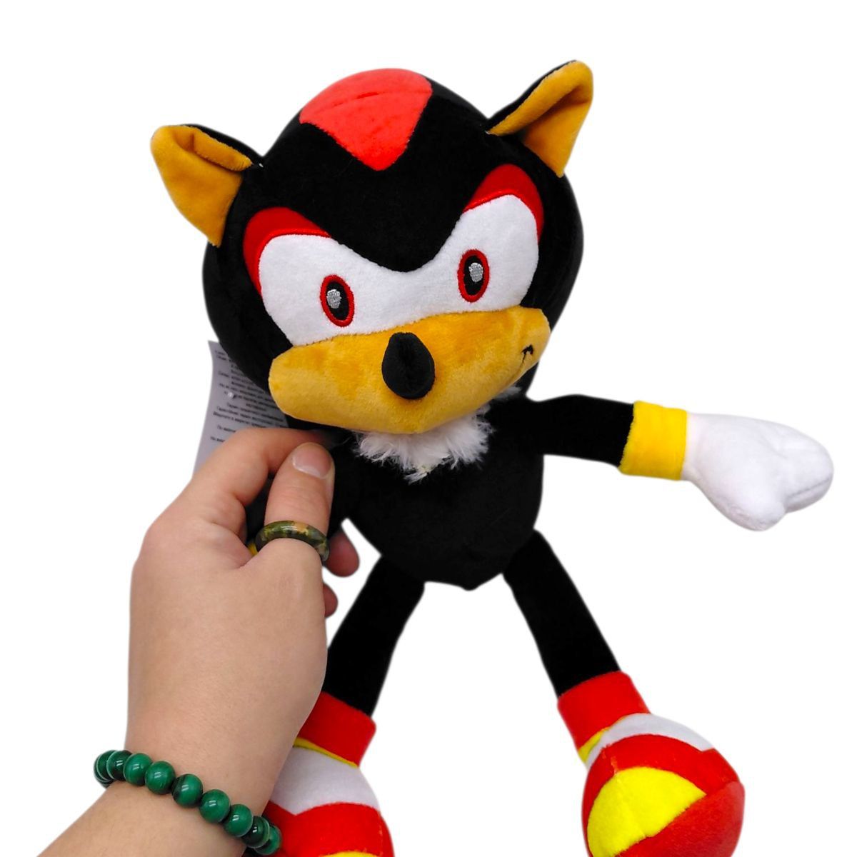 М'яка іграшка "Їжак Сонік", чорний 29 см  фото 2