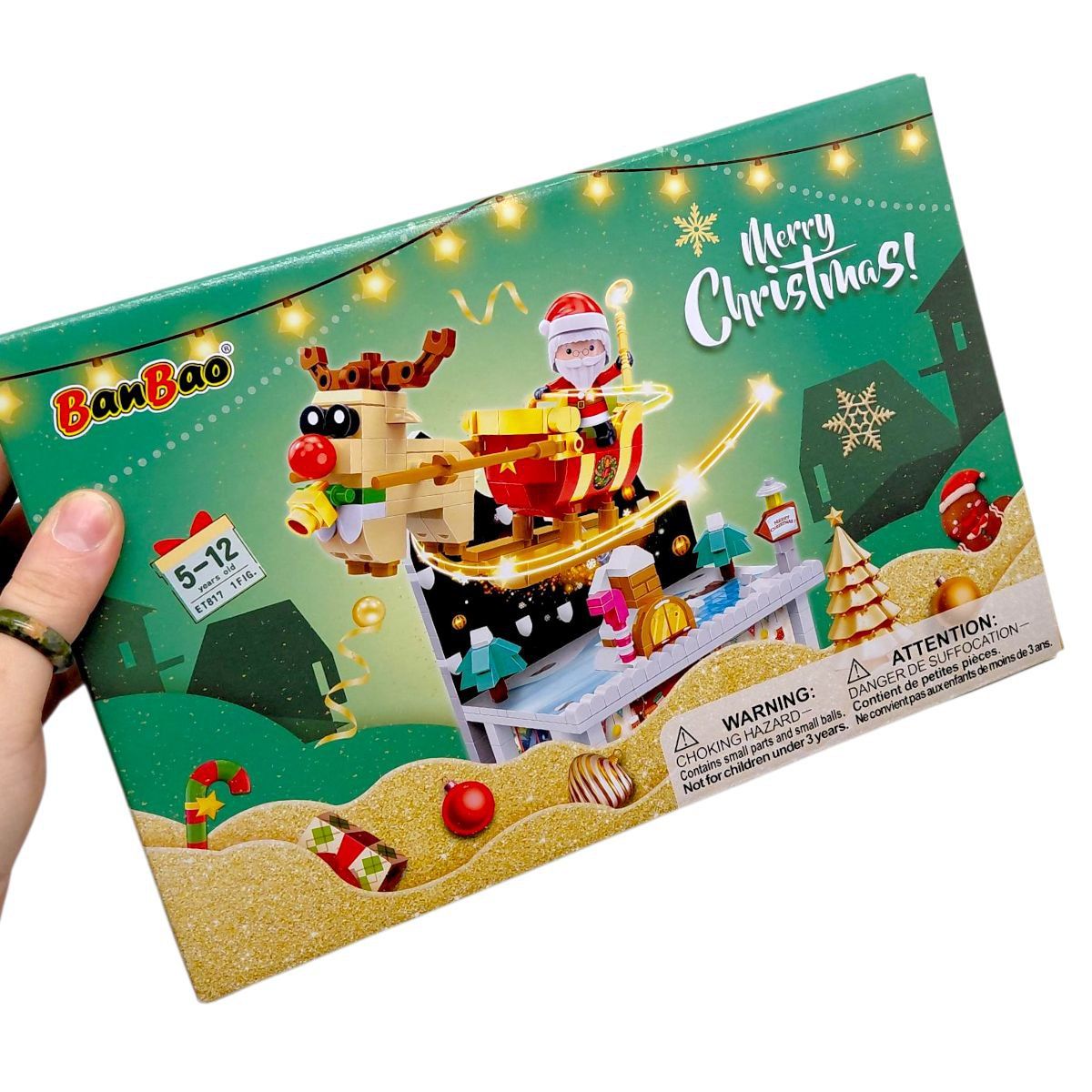 Конструктор "Счастливого Рождества.  Санта Клаус в гостях" (473 элм)  фото 2