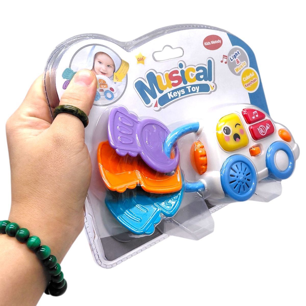 Брязкальце "Легкова з ключиками" пакування 22*4,6*18 см  фото 2