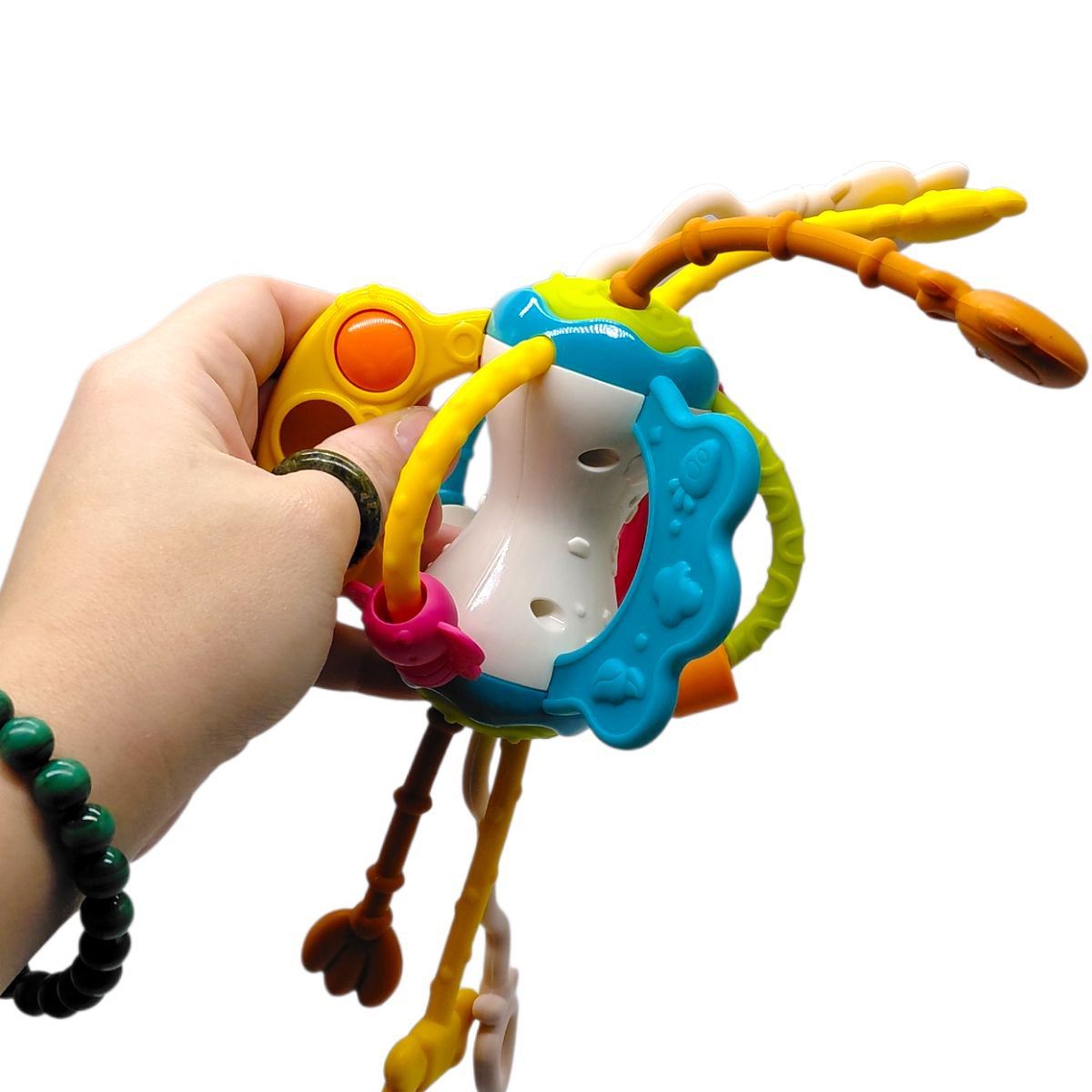 Брязкальце Монтессорі "Розвиваючі тваринки" 12*11*12  см  фото 2