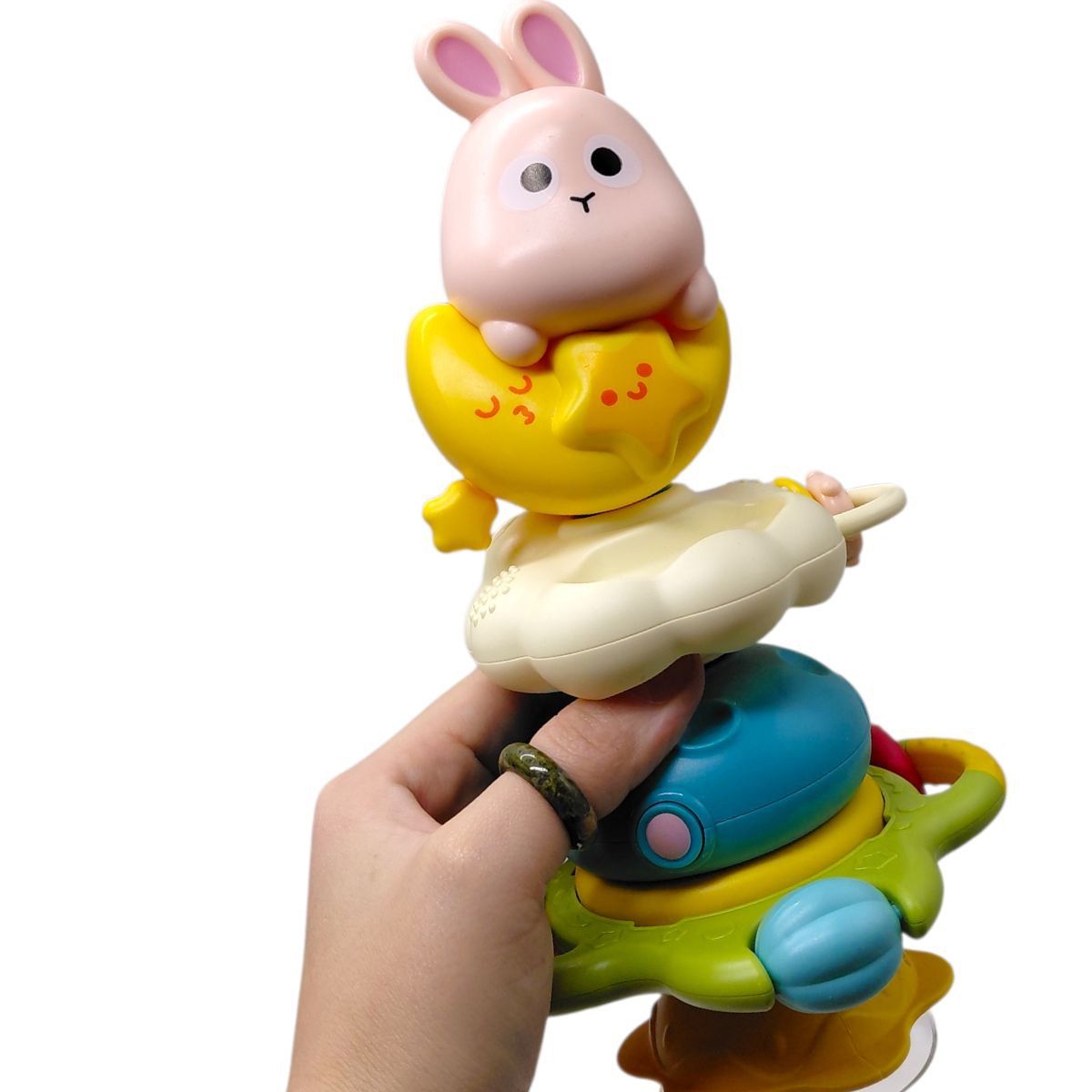 Брязкальце на присосці "Зайченя" коробка 30*14*19 см  фото 2